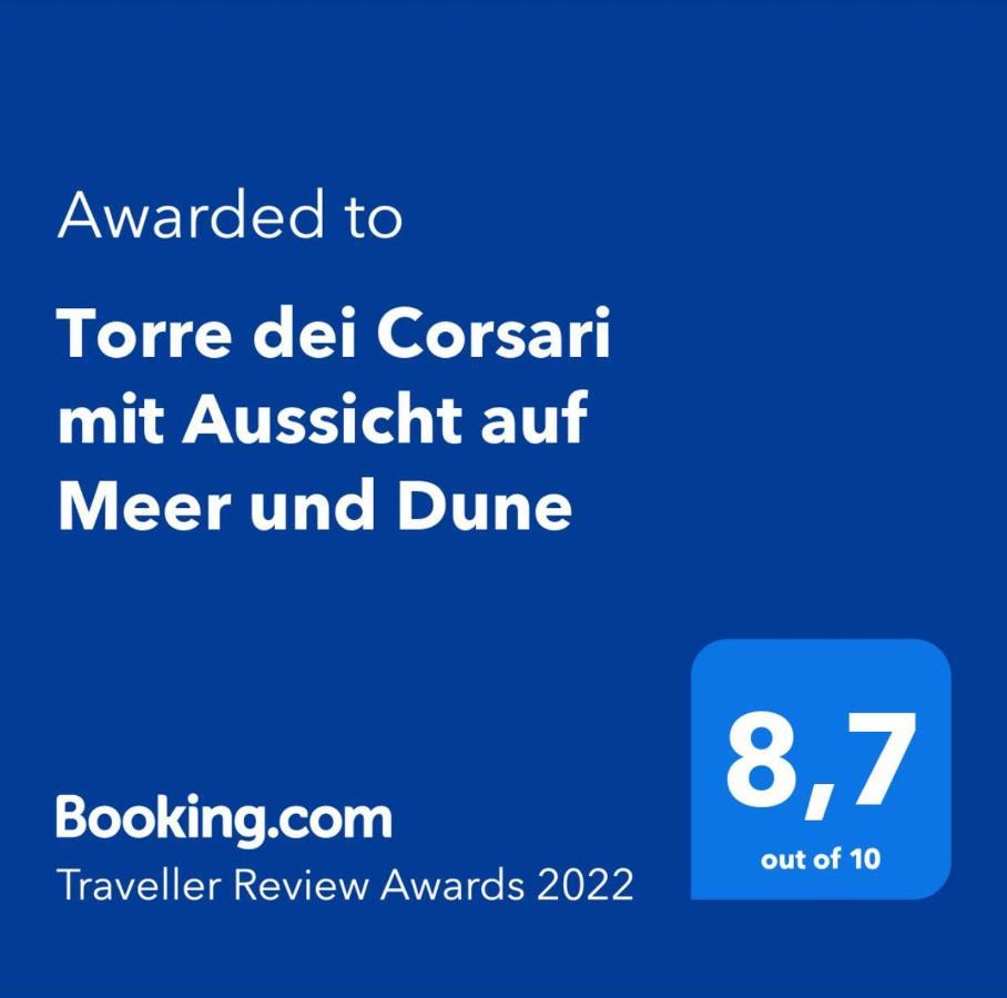 Torre Dei Corsari Mit Aussicht Auf Meer Und Dune Eksteriør billede